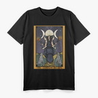 Tarot Cards and Goddess Tapestry - Mystical Art for Spiritual T-Shirt