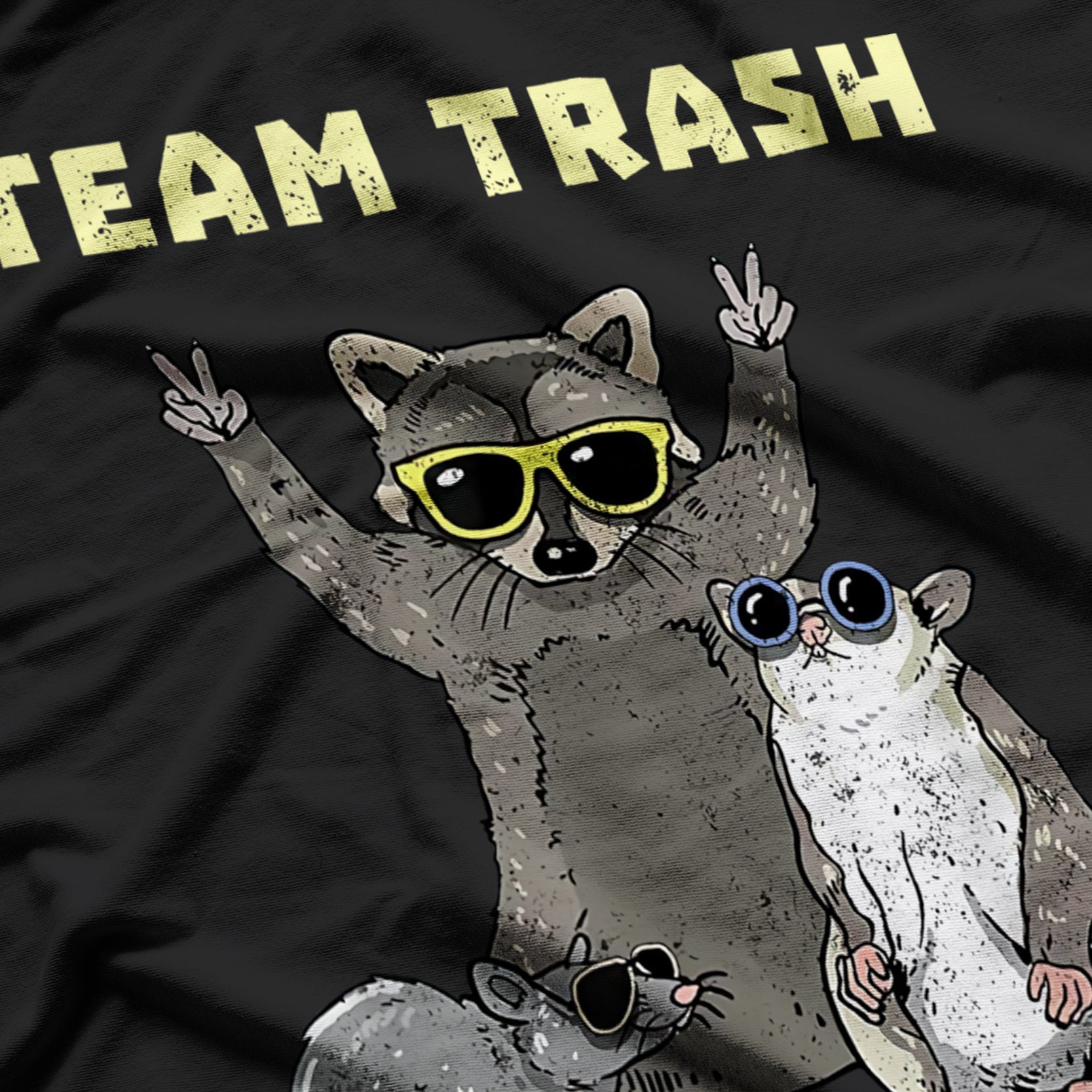 Team Opossum Raccoon Animals T-Shirt