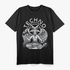 Techno Satanist Goat Dark Beats T-Shirt