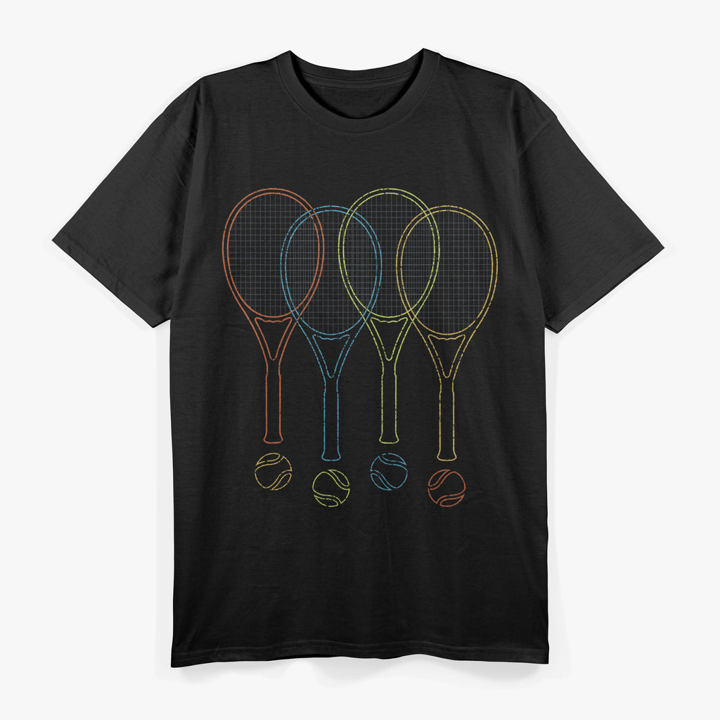 Tennis Player Sport Racket & Tennis Ball T-Shirt