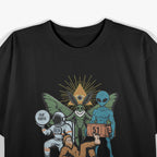 The Conspiracy Club Funny UFO Bigfoot Alien T-Shirt