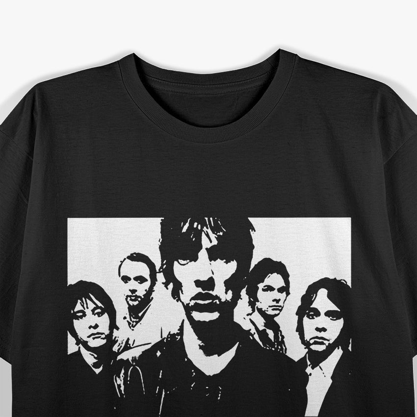 Vintage-Inspired Logo Celebrating The Verve’s Timeless Music T-Shirt