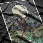The Moon Tarot Card Halloween Mystery and Intuition T-Shirt