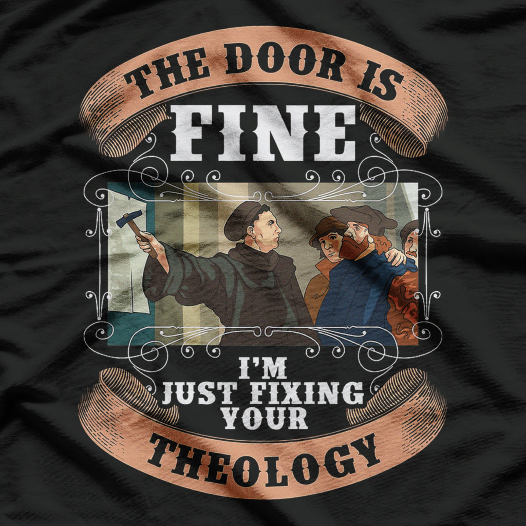 Martin Luther 95 Theses Theology Christian Reformation Day T-Shirt
