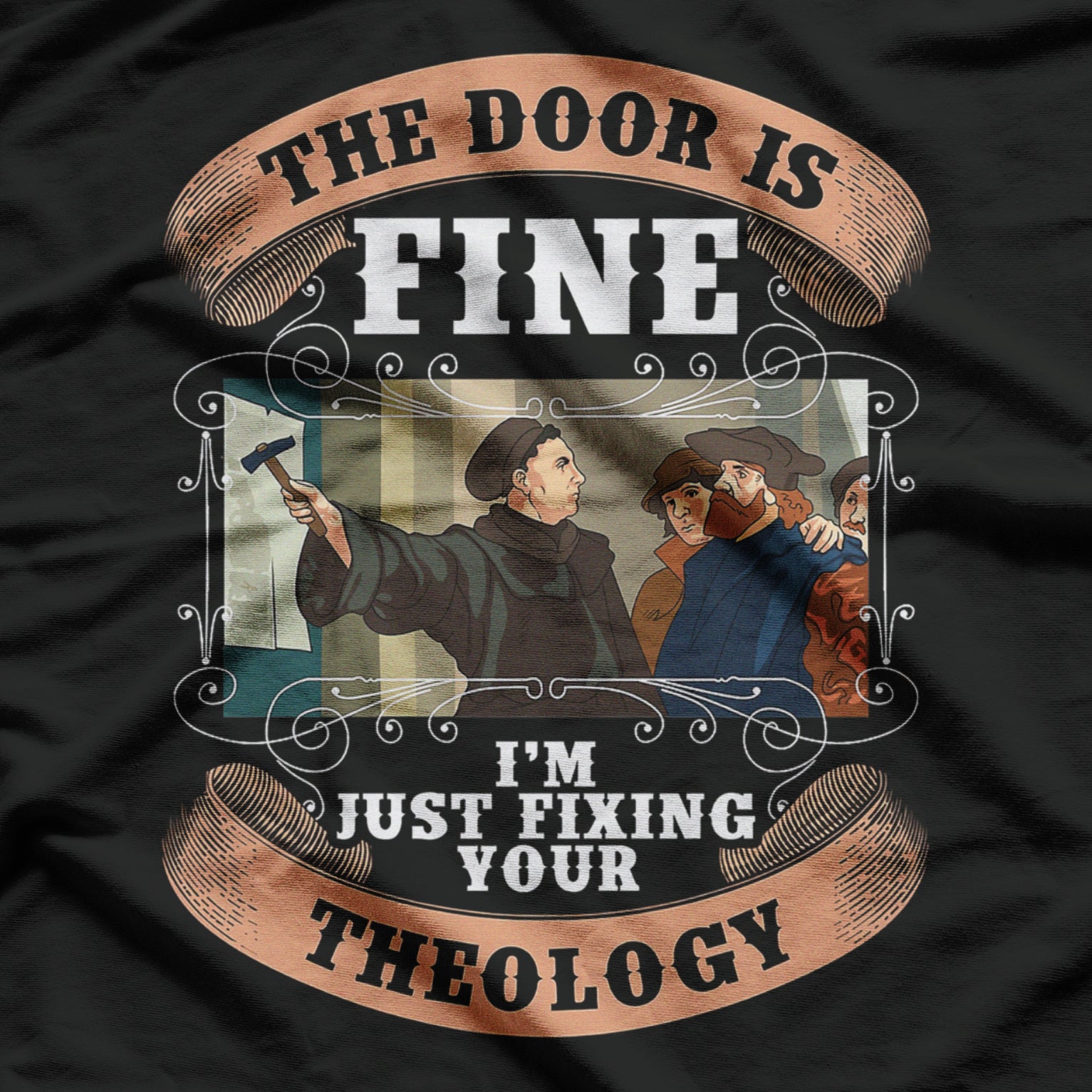 Martin Luther 95 Theses Theology Christian Reformation Day T-Shirt