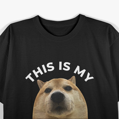 Shiba Inu Face Bold Dog Lover T-Shirt