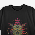 Tribal Owl - Sacred Geometry Wisdom T-Shirt