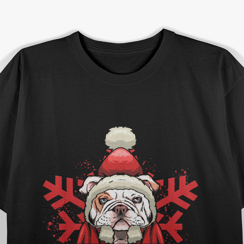 Santa Pugs Holiday Tree Light-Up T-Shirt