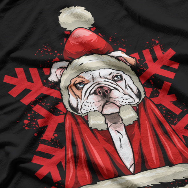 Santa Pugs Holiday Tree Light-Up T-Shirt