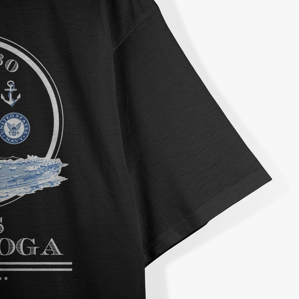 USS Saratoga CVA-60 Naval Ship Military Aircraft Carrier T-Shirt
