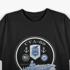USS Saratoga CVA-60 Naval Ship Military Aircraft Carrier T-Shirt