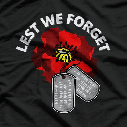 Veterans Day Lest We Forget T-Shirt