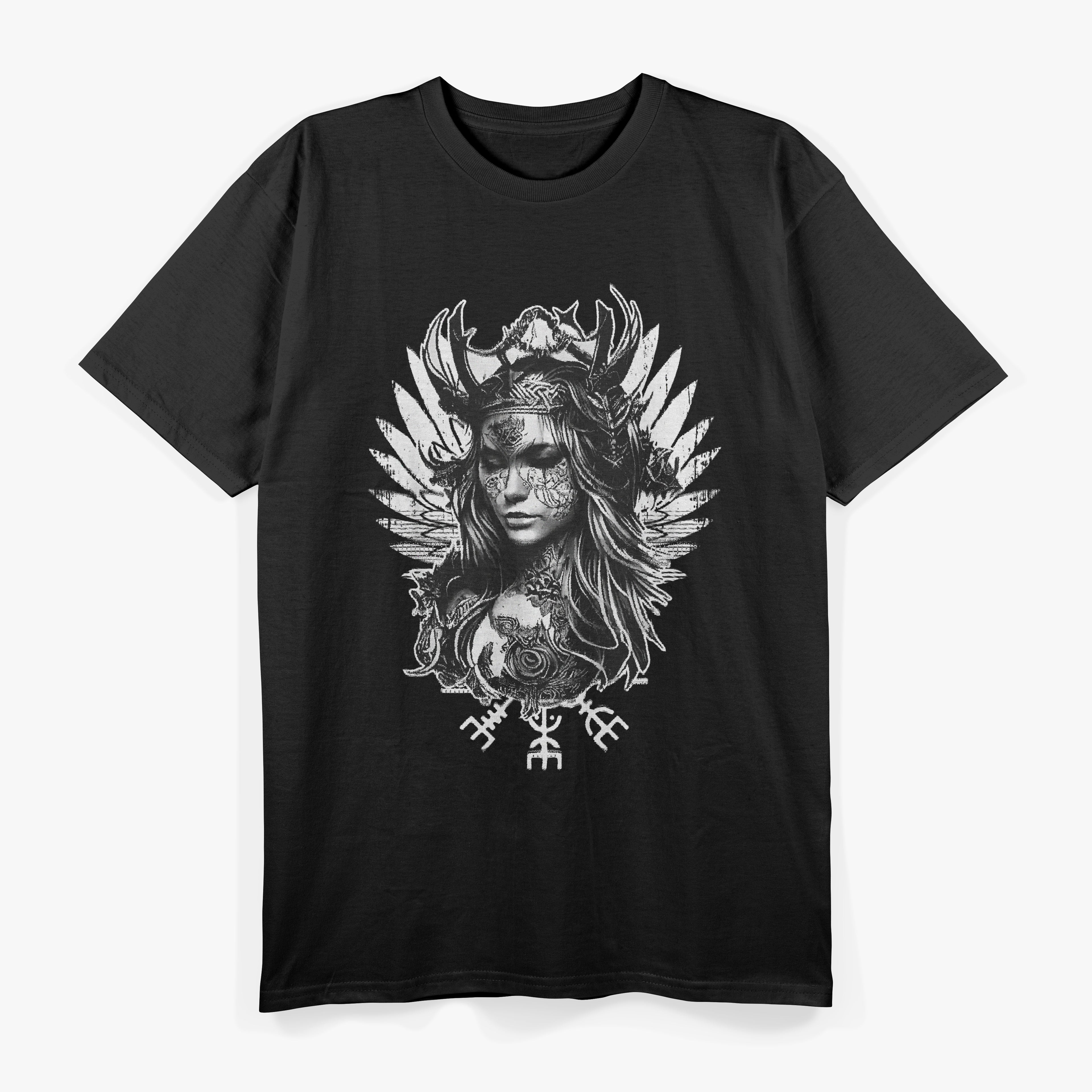 Viking Goddess Freya Nordic Norse Majesty T-Shirt