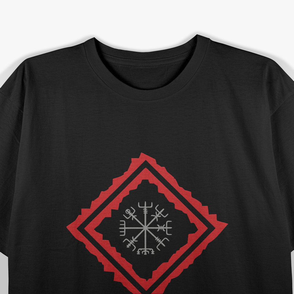 Vikings Norse Mythologys Compass The Vegvísir T-Shirt