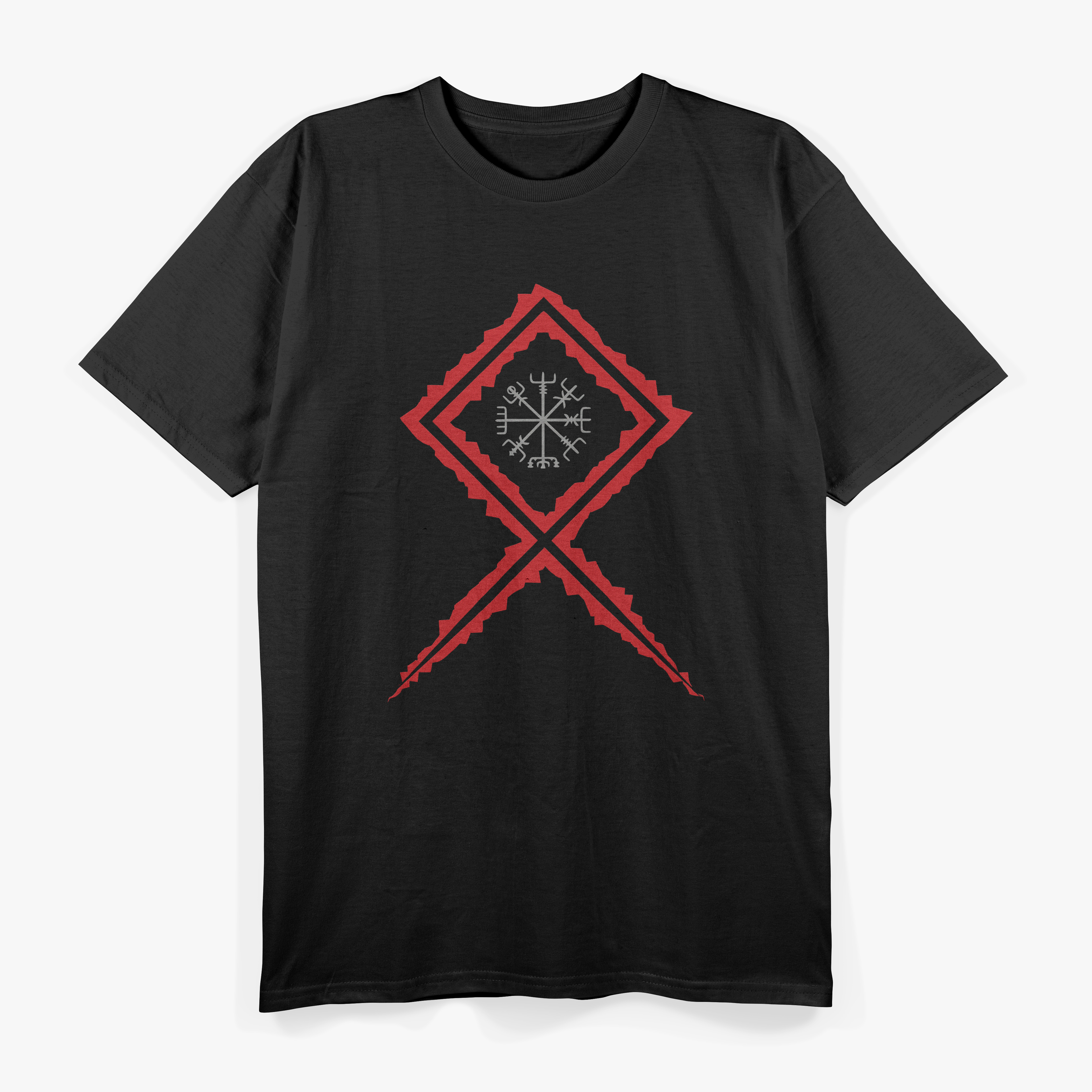 Vikings Norse Mythologys Compass The Vegvísir T-Shirt