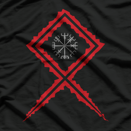 Vikings Norse Mythologys Compass The Vegvísir T-Shirt