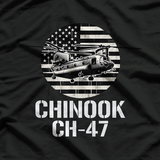 Vintage CH-47 Chinook Military Mighty Lifter T-Shirt