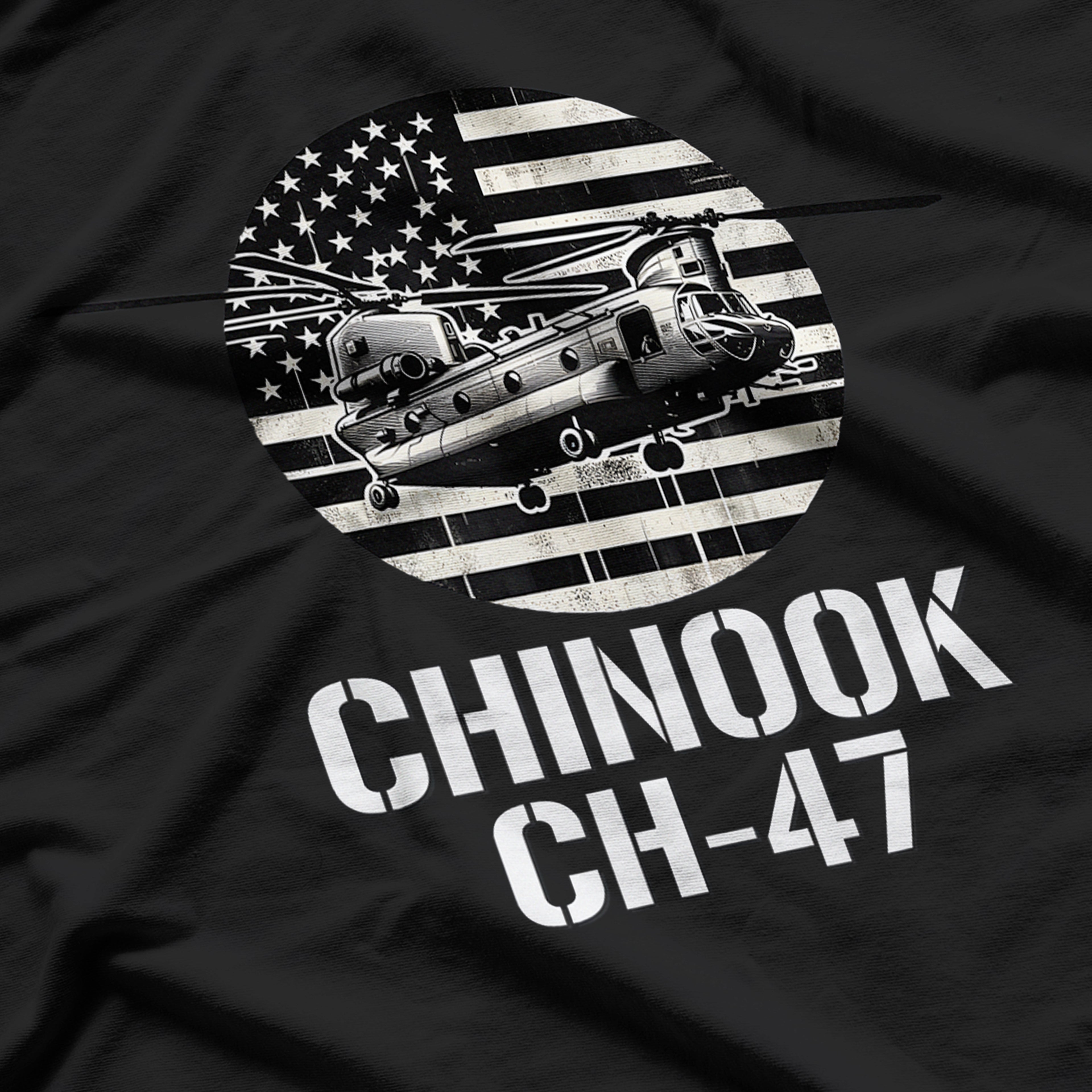 Vintage CH-47 Chinook Military Mighty Lifter T-Shirt