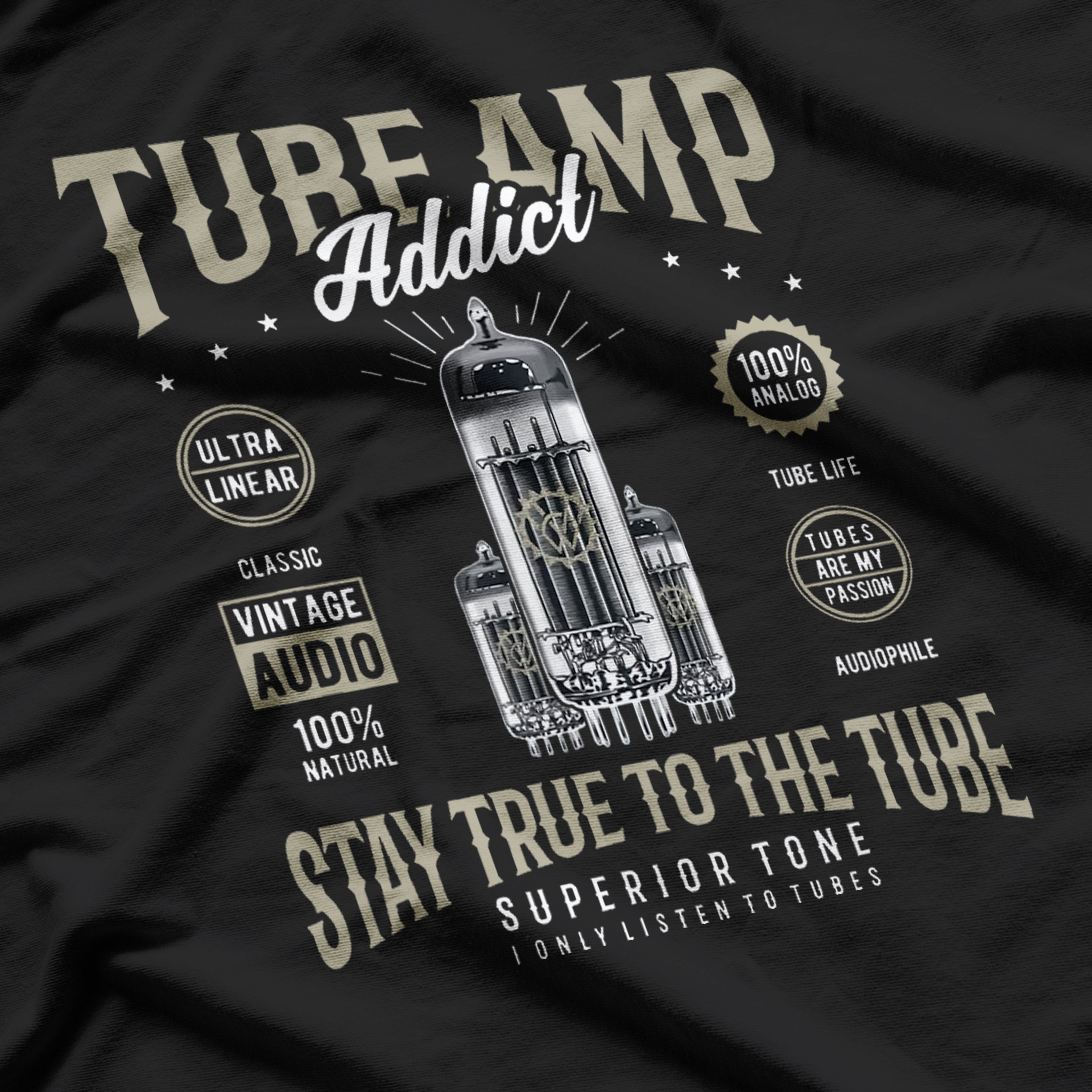 Vintage Tube Guitar Amplifier Tube Amplifier T-Shirt
