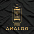 Vintage Vacuum Tube Amplifier Analog Valve Retro Music Sound T-Shirt