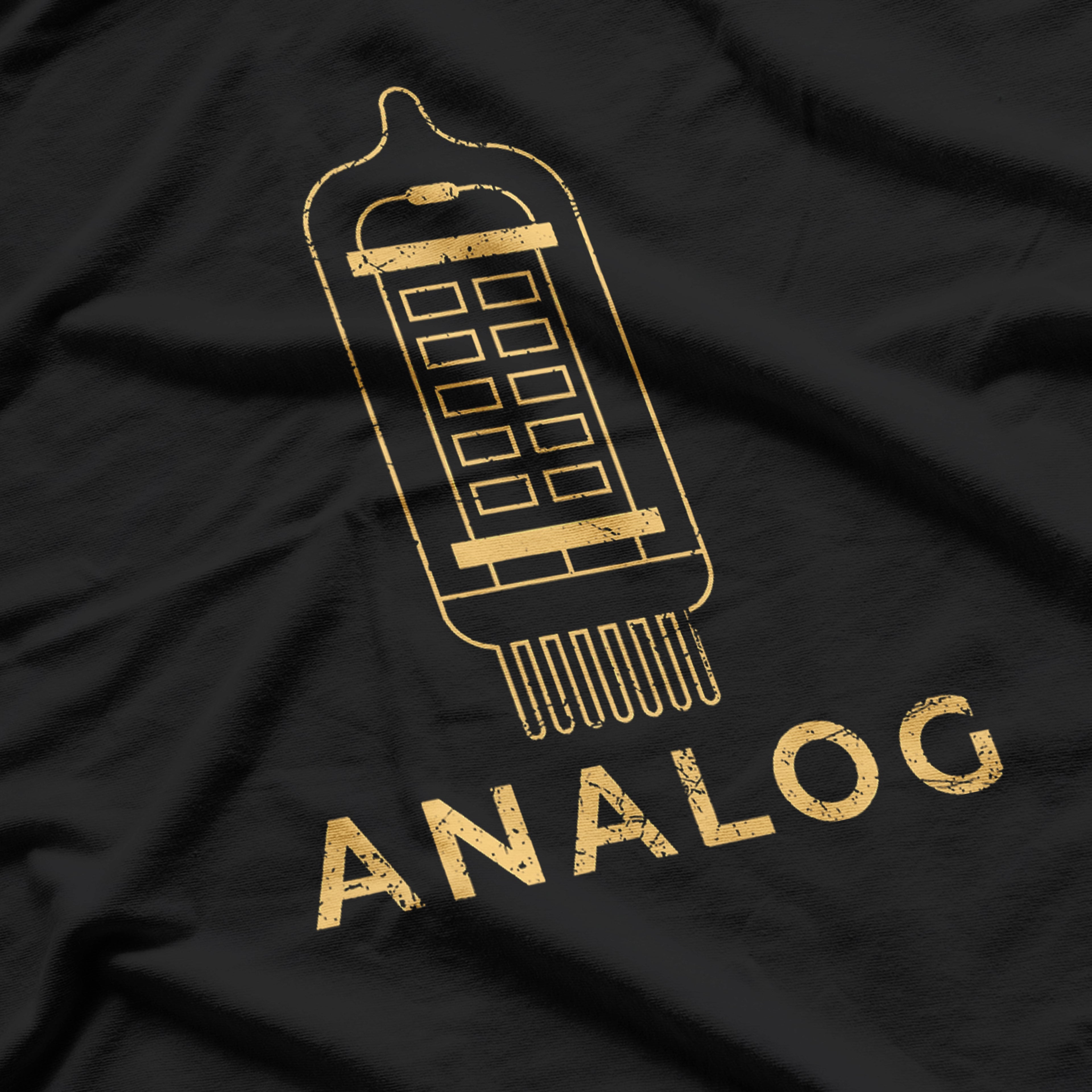 Vintage Vacuum Tube Amplifier Analog Valve Retro Music Sound T-Shirt