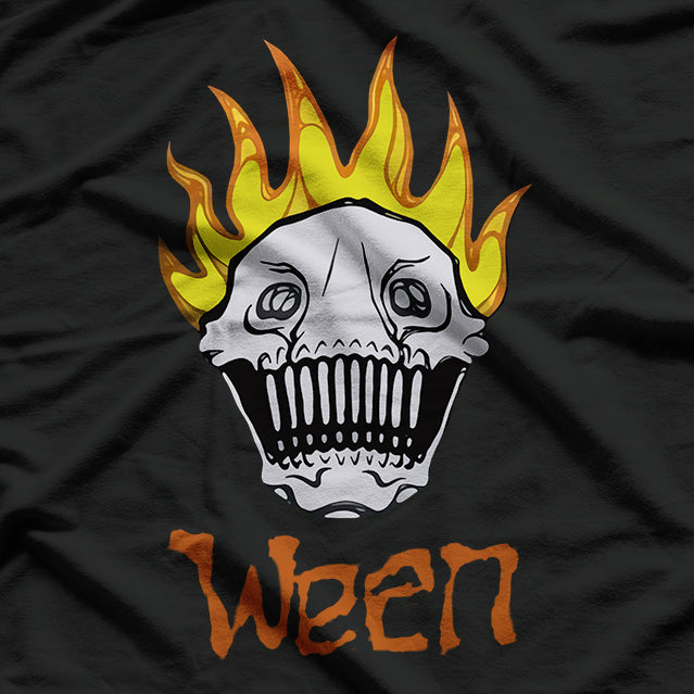 Classic Logo Design Featuring Ween’s Boognish Icon T-Shirt