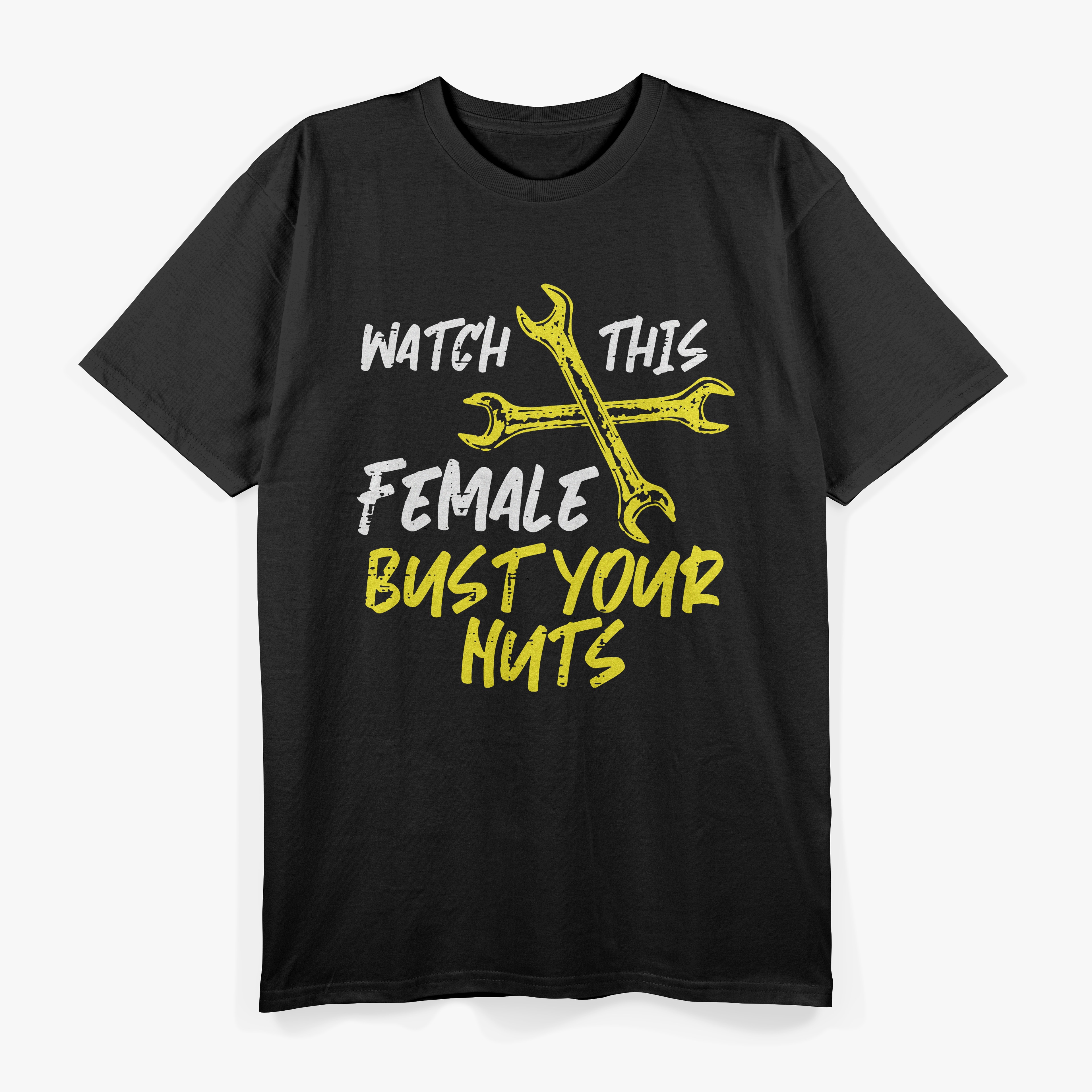 Watch This Female Wrench Car Auto Mechanic Garage T-Shirt