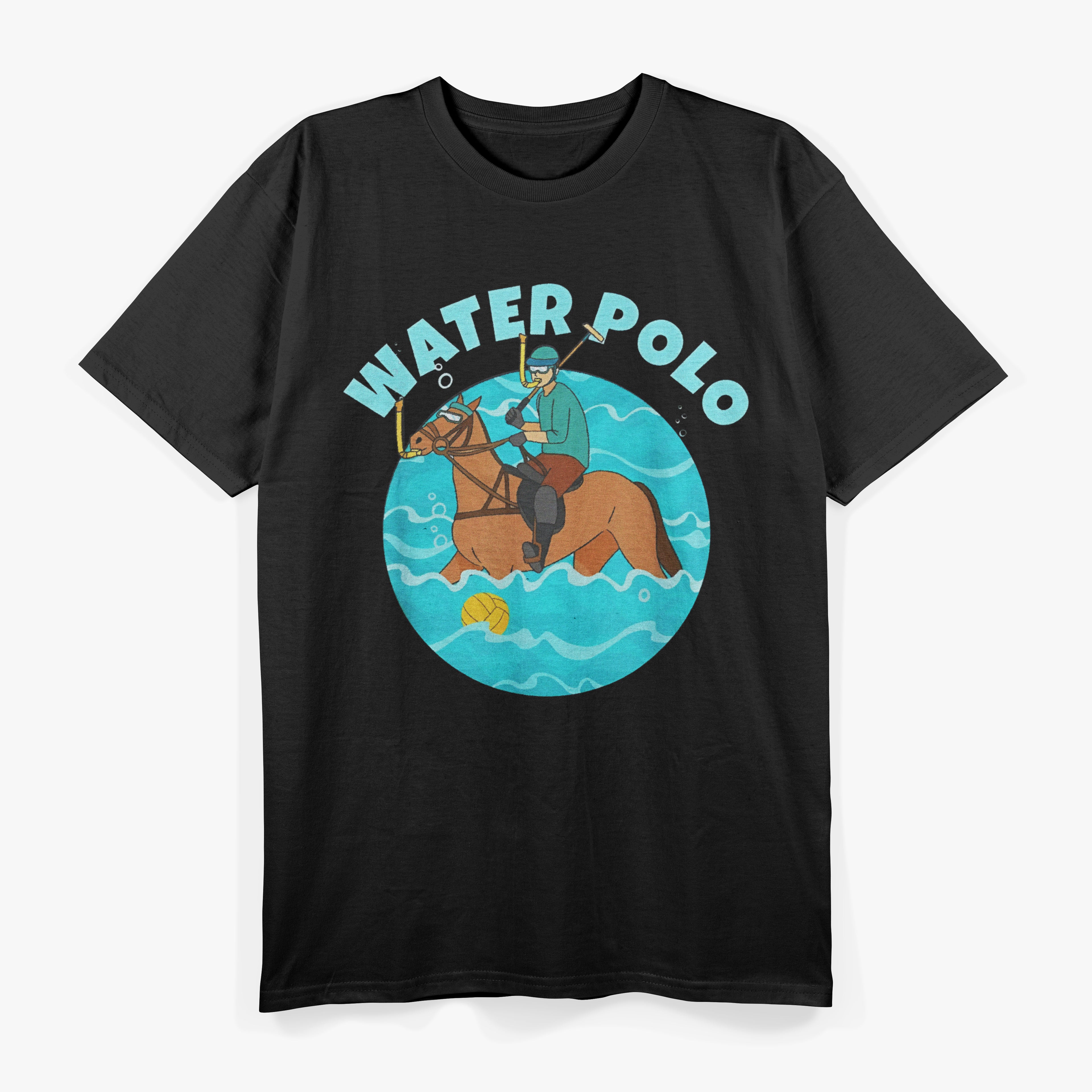 Funny Water Polo Player on Horse Playing Water Polo T-Shirt