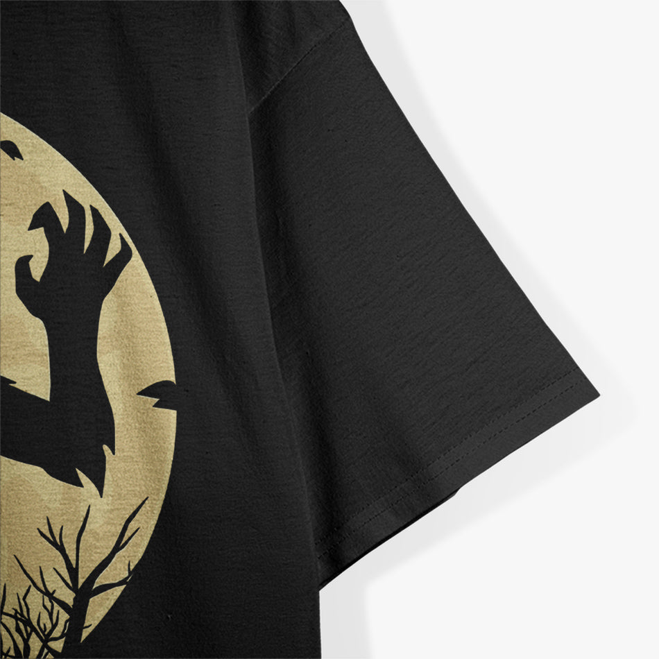 Werewolf Howling at the Full Moon - Mystical Creature T-Shirt