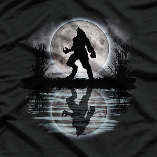 The Howling Werewolf Under A Full Moon T-Shirt