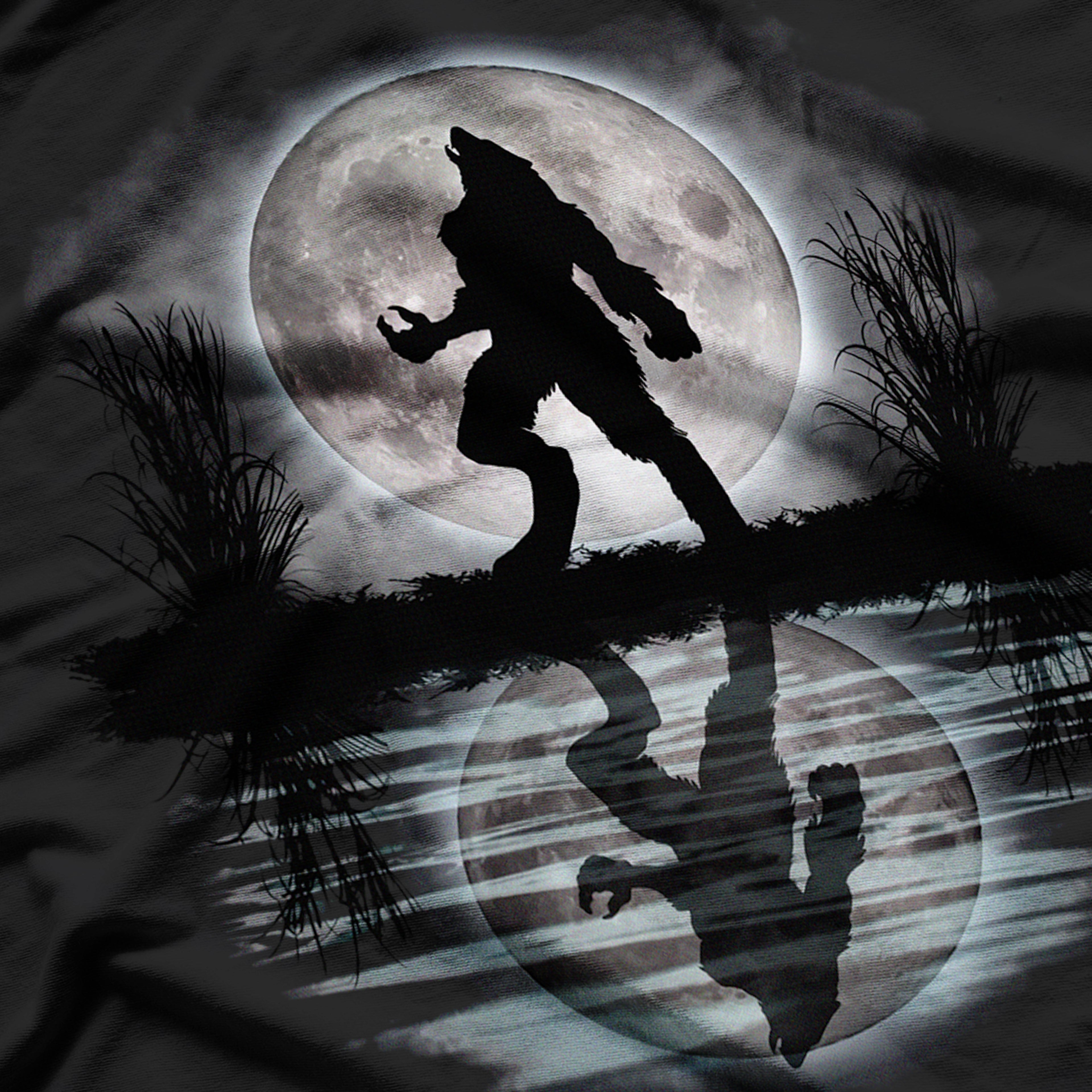 The Howling Werewolf Under A Full Moon T-Shirt