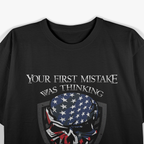 Your First Mistake Was Thinking I Was One Of The Sheep Skull T-Shirt