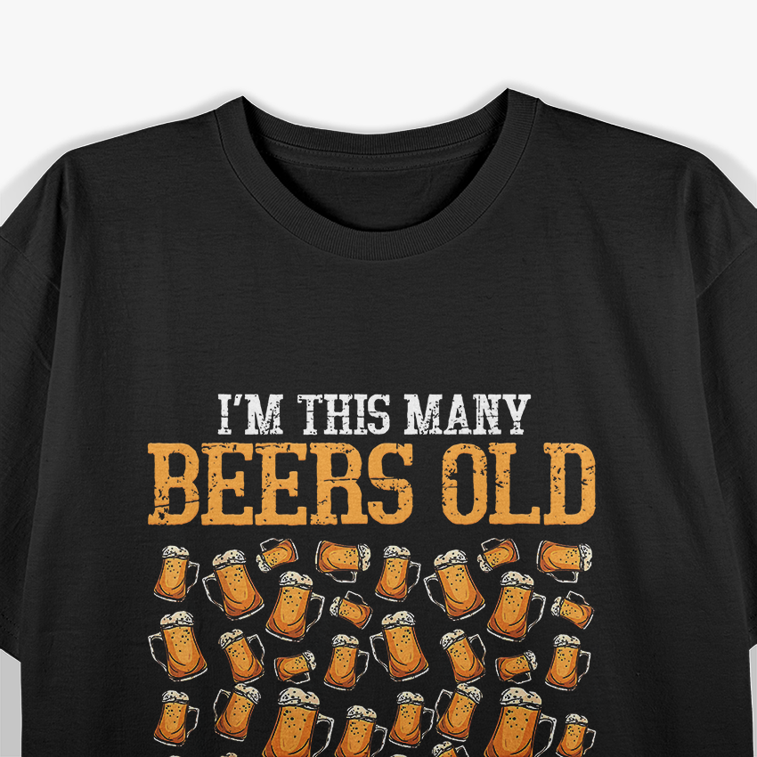 50 & Thirsty – Funny Beer Drinking 50th Birthday T-Shirt