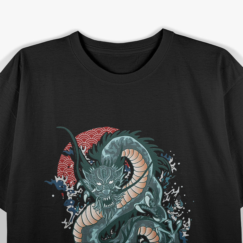 Traditional Japanese Dragon - The Great Symbol of Power and Wisdom T-Shirt