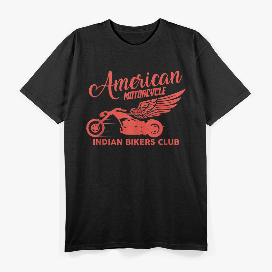 Vintage American Motorcycle Indian Bikers Old Club T-Shirt