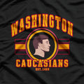 Retro Washington Caucasians Parody T-Shirt