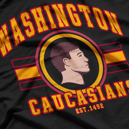 Retro Washington Caucasians Parody T-Shirt