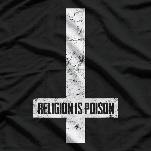 Antichrist Grunge Religion Poison Atheist Gothic T-Shirt