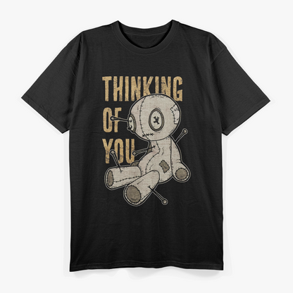 Voodoo Doll Thinking of You - Funny & Spooky T-Shirt