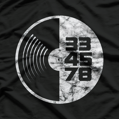 Turntable 33 45 78 RPM Records Vinyl Collector T-Shirt