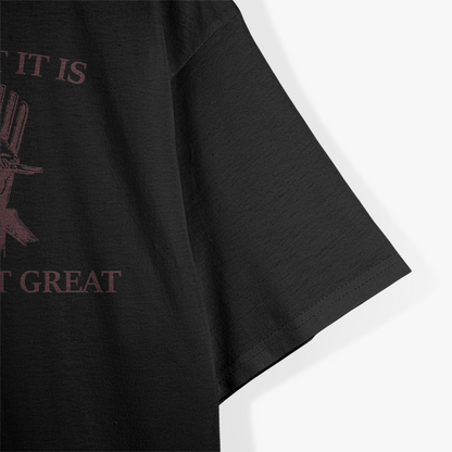 Raccoon Humor It Is What It Is And It’s Not Great Funny T-Shirt