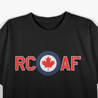 RCAF Royal Canadian Air Force Roundel Maple T-Shirt