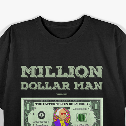 Million Dollar Man - Distressed Money Look T-Shirt