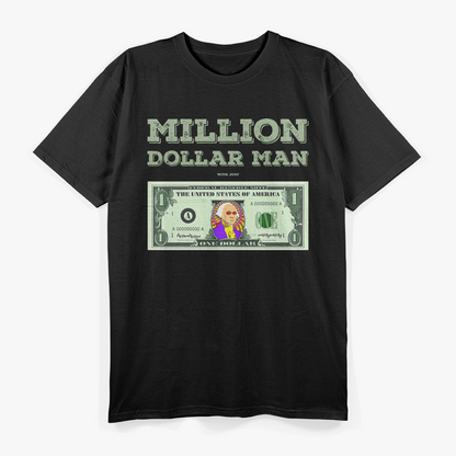 Million Dollar Man - Distressed Money Look T-Shirt