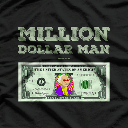 Million Dollar Man - Distressed Money Look T-Shirt