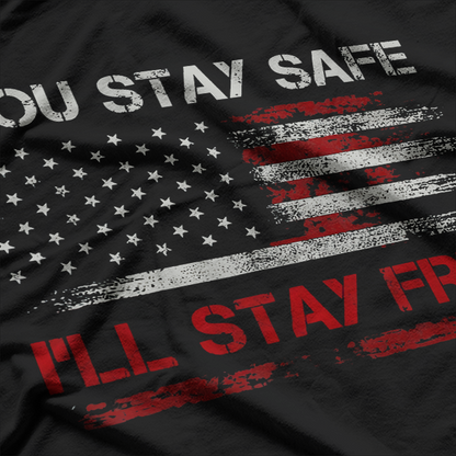 Stay Safe, People Are Fake Funny Sarcastic T-Shirt