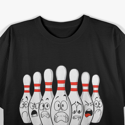 Pin Bowling Cartoon, Bowling T-Shirt