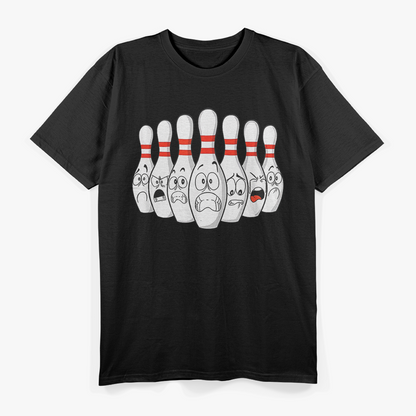 Pin Bowling Cartoon, Bowling T-Shirt