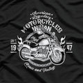 American Motorcycle Indian Bikers Vintage Retro Riders Gift T-Shirt