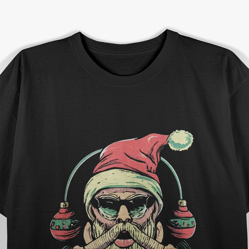 Santa Gangsta Wrapper - Classic Christmas Costume T-Shirt